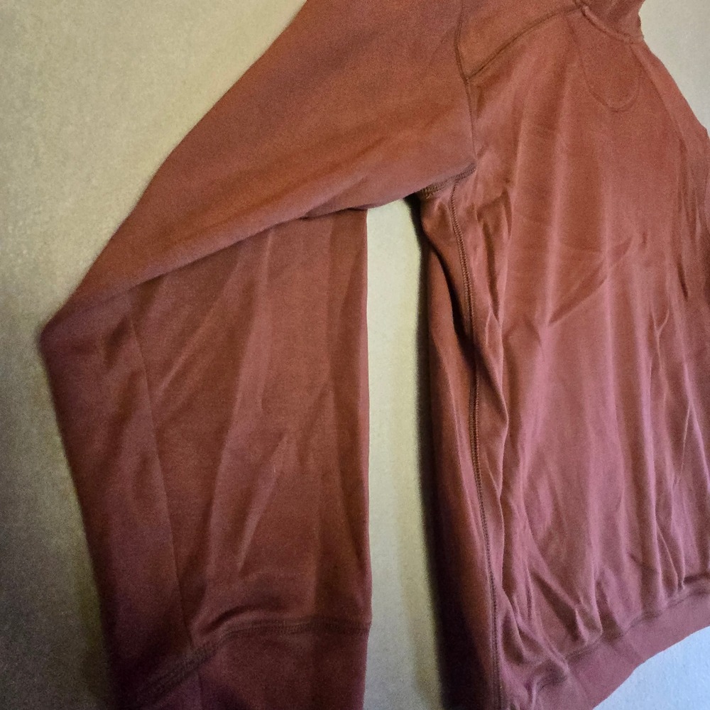 Tommy Bahama Quarter Zip Pullover Sweater Dusty Rose Mauve Men's Large Casual - Picture 16 of 16